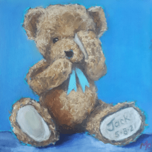 Baby Gift Teddy Bear Art